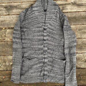 Vintage John Varvatos USA Knit Cardigan Sweater XL Gray